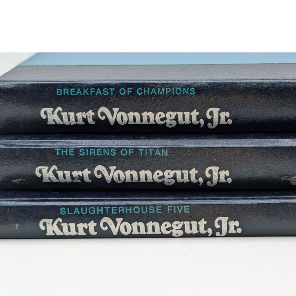 VTG Kurt Vonnegut Jr Delacorte Book Set Breakfast/Sirens/Slaughterhouse 5 1969